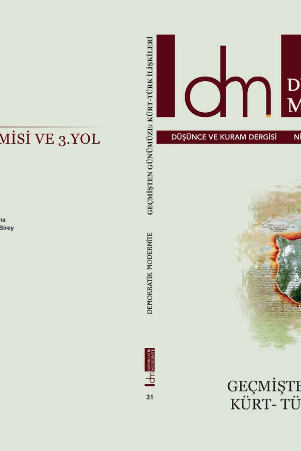 Demokratik Modernite — Nisan Mayıs Haziran 2020. Sayı 31